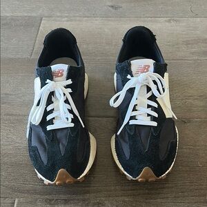 New Balance Black and White Athletic Shoes